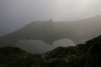 Brumes matinales sur le Refuge de l_Etang du Pinet