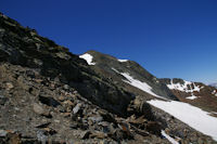 En remontant vers le Pic d_Estats depuis le col de Riufret