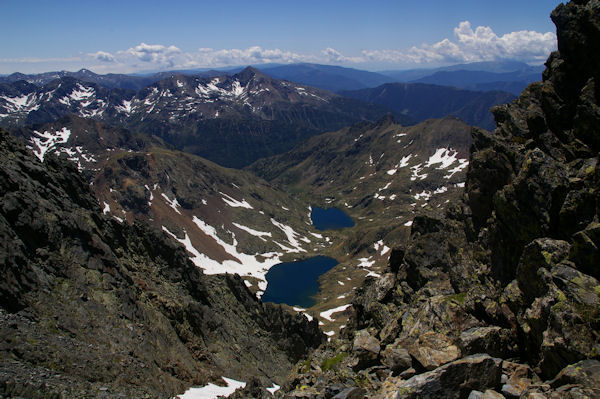 Les estanys d_Estats et de Sottlo en montant au Pic Verdaguer