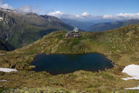 L'Etang du Pinet et le refuge de l'Etang du Pinet