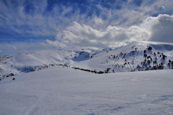 Le Col des Finestres et la crte des Gnibres