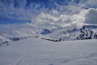 Le Col des Finestres et la crte des Gnibres