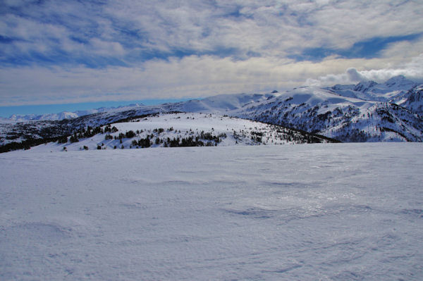 En haut du Plateau de Beille