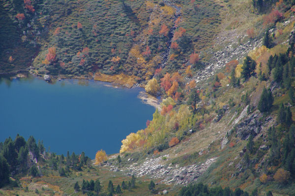 L_Etang de Rabassoles depuis le Pic de Tarbsou