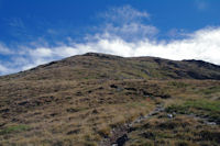 La pente Sud Ouest du Pic de Tarbesou