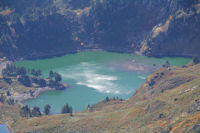 L'Etang Bleu depuis le Sarrat des Escales