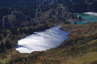 L'Etang Noir depuis le Sarrat des Escales