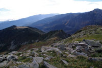 Le Pic de Monpudou et le Pic de la Coumeille de l'Ours depuis le Pic de Tarbesou