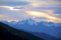 Nuages lenticulaires au dessus du Mont Valier