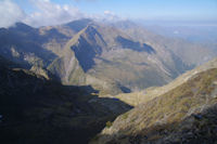 La vue en montant au Col de Faustin