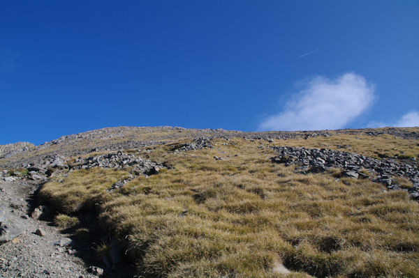 La monte vers le Mont Valier