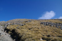 La montee vers le Mont Valier