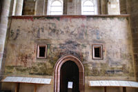 Peinture dans l_Abbaye de Conques