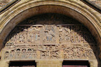 Le tympan de l'Abbaye Ste Foy de Conques
