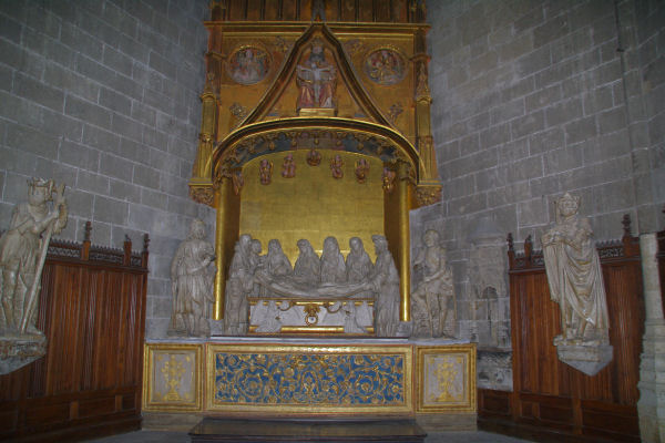 Le Christ gisant dans la Cathdrale Ste Marie