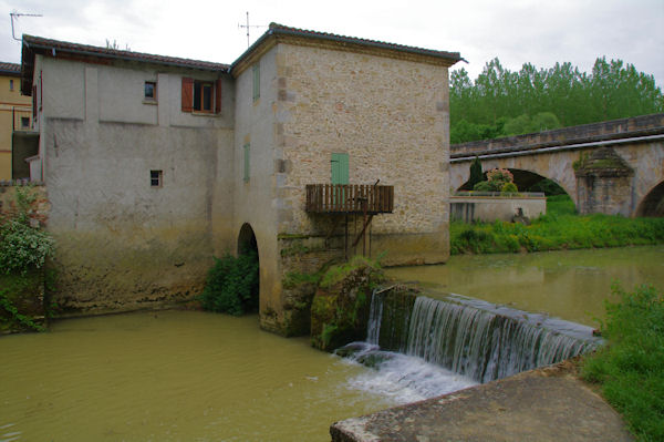 Le moulin de Gimont sur la Gimone