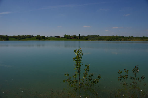 Vue de Sabatier depuis les cotes de la Gimone