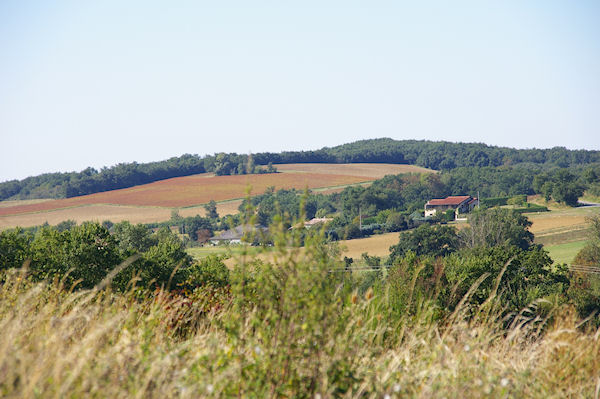 La Grande Taillade et au Fond Cague Lou depuis Lias