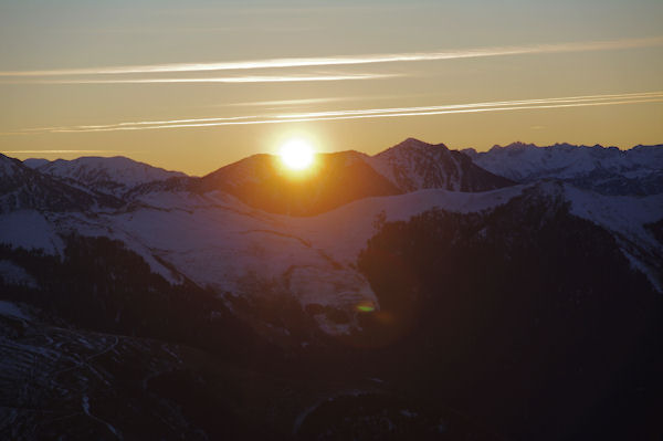 Lever de soleil depuis le Cap de la Passade des Agnres