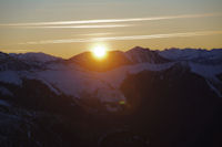 Lever de soleil depuis le Cap de la Passade des Agneres