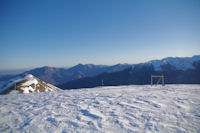 Pic du Gar, Pic Saillant et Pic de Cagire depuis le Sommet des Conques