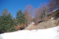 L'ancien chemin a la Serre de la Pleyte