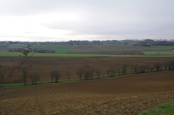 La valle de la Marcaissonne depuis Prserville