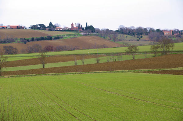 Prserville depuis la valle de la Marcaissonne