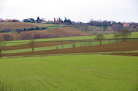 Prserville depuis la valle de la Marcaissonne