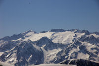 L'Aneto et la Maladeta depuis la Serrat de Crespes