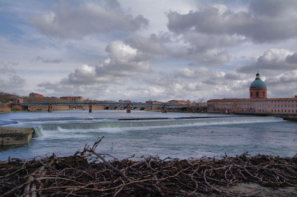 La Garonne depuis le Bazacle