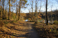 Le Lac de la Bordette en foret de Bouconne