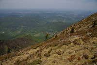 Le village de Juzet d'Izaut depuis les crtes du Pic de Cagire