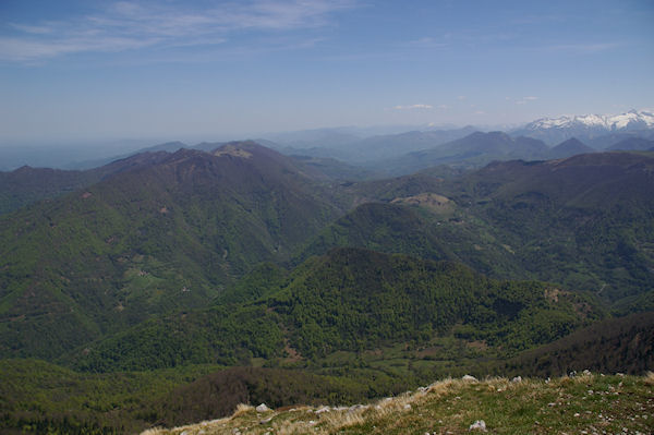 La valle de Bouigane menant  Castillon Couseran depuis le Pic de Cagire