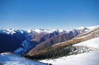 La valle d_Oueil depuis le Cap de la Pique de Plas