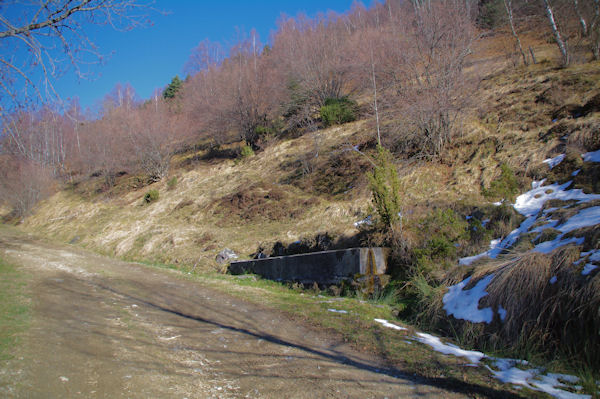 Un abreuvoir en montant vers le Bois d_Artigue