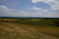 Le vallon du ruisseau de la Nine depuis La Maison