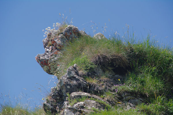 Le chemin escarp au dessus de Templa