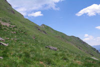 L'ante-cime du Pic de Cecire depuis les pentes du Sommet de la Coume de Bourg