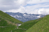 La Coume de Bourg, au fond, les crtes entre le Pic des Spijeoles et le Mail Mouillat