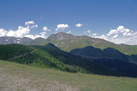 Le Pic de Cecire depuis Superbagneres