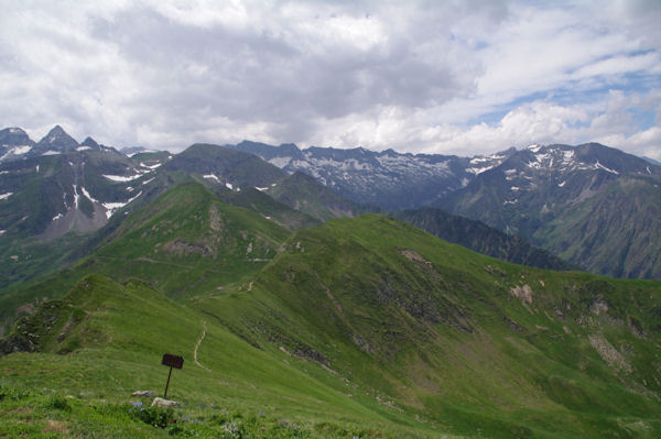 Vue Sud Ouest du Pic de Ccir