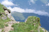 La route montant a Superbagneres depuis Templa