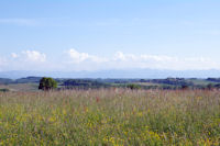 Vue vers les Pyrnes depuis Ciadoux