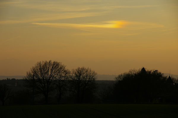 Soleil du soir vers Ramonville
