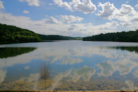 Le lac sur le Touch depuis le barrage