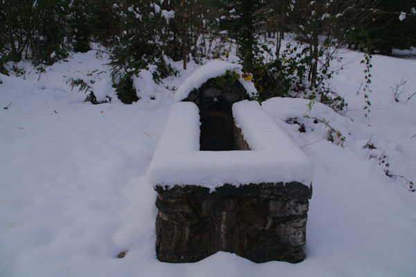 Une fontaine prs de la Maison Forestire de St Jean de Jouou