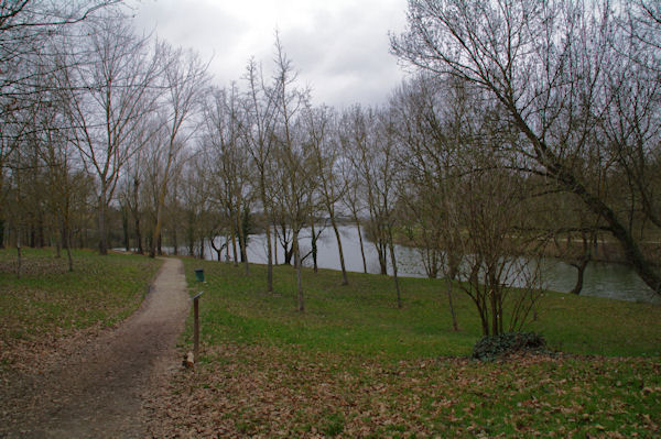 Le bras Est du Lac de Flourens