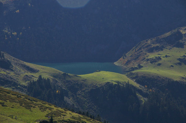 Vue du lac de Bareilles ou de Bordres