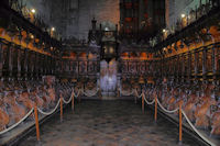 Les stalles dans la cathdrale St Bertrand de Comminges